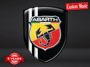 Fiat Abarth Fensteraufkleber Robust Universal Stern Auto